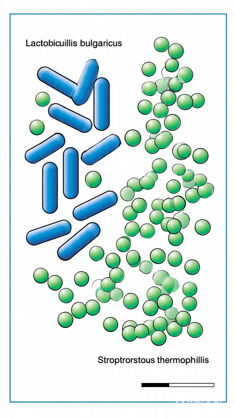 Lactobacillus bacteria diagram
