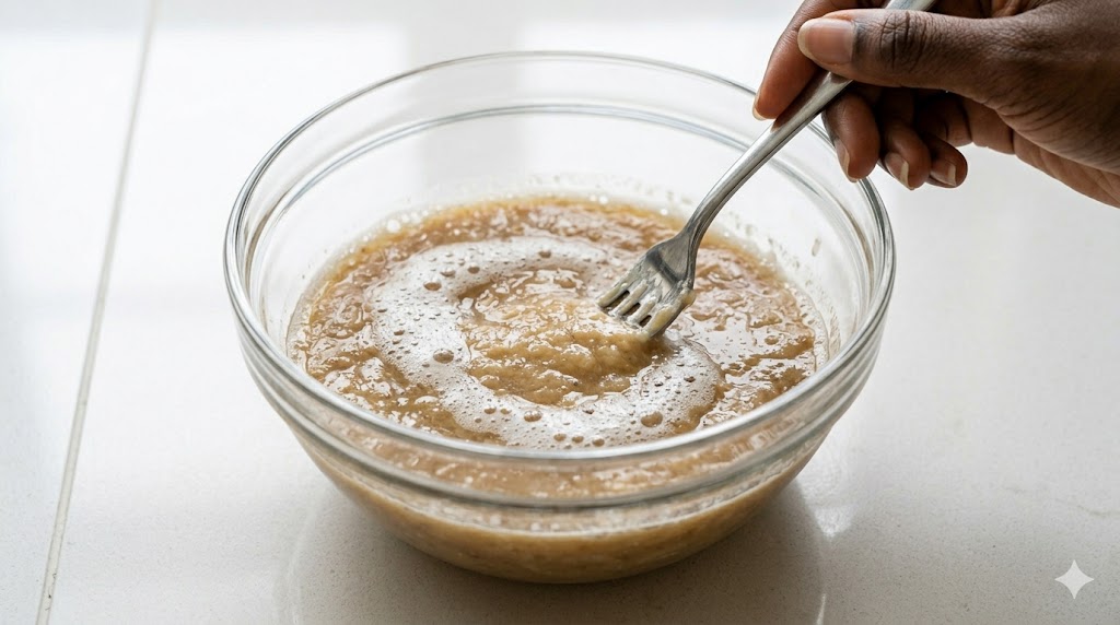 mashed banana