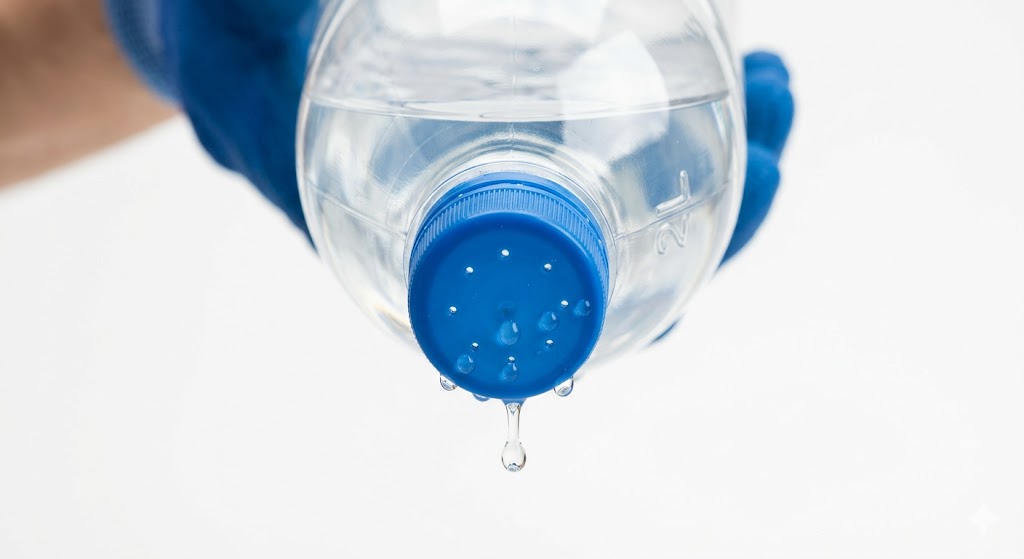 2L bottle with holed cap